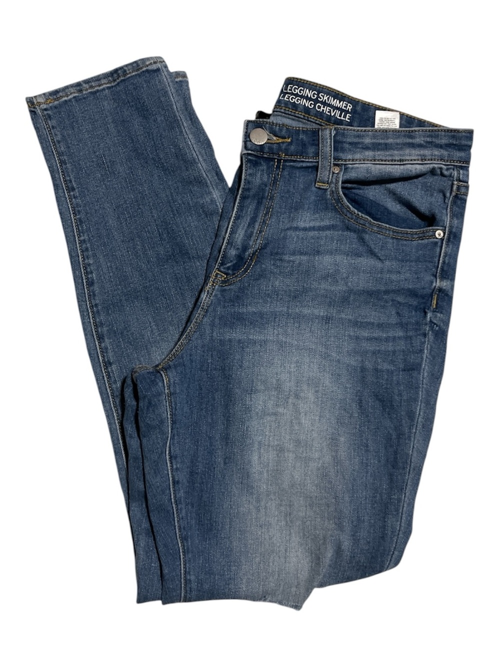 Gap Factory Blue Denim Legging Skimmer Jeans Size 10/30
